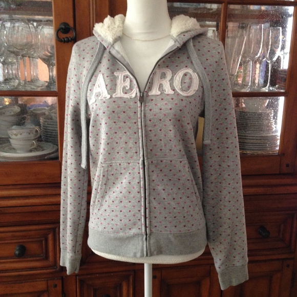 Aeropostale Tops - Aeropostale heart hoodie Aeropostale Tops - Aeropostale heart hoodie